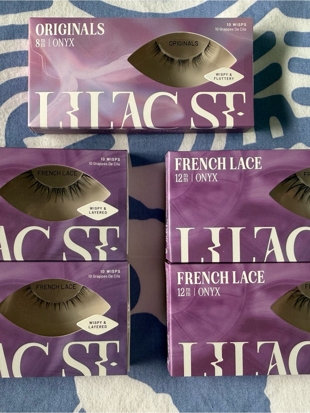 NIB Lilac St Lash Clusters - 5 Boxes, 10 Wisps/Box in Black